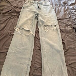 Garage Distressed Light Blue Women's Jeans. Size 27.